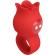 Pretty Love - Jae Rose Shaped Finger Vibrator 10 Vibrations Red