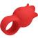 Pretty Love - Jae Rose Shaped Finger Vibrator 10 Vibrations Red