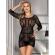 Subblime - 951931 Short Fishnet Dress With Bare Back One Size