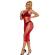 Subblime - 952327 Long Red Fishnet Dress One Size