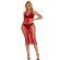 Subblime - 952327 Long Red Fishnet Dress One Size