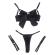 Subblime - 955199 Bra Set With Adjustable Black Bow S/M