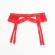 Subblime - 955250 Red Bondage Bra With Garter Set S/M