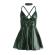 Subblime - 955434 Dress With Green Leather Straps S/M