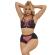 Subblime - 955571 Pink Patent Leather Mesh Zipper Bra Set S/M