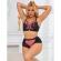 Subblime - 955588 Pink Patent Leather Mesh Zipper Bra Set L/XL