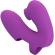 Pretty Love - Athena Finger Vibrator With Clitoris Stimulator Purple