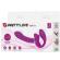 Pretty Love - Valerie Double Strap-On Vibrator 12 Vibrations Purple