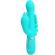 Pretty Love - Cammy 4 In 1 Multifunction Tripple Rabbit Vibrator  Blue