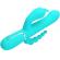 Pretty Love - Cammy 4 In 1 Multifunction Tripple Rabbit Vibrator  Blue