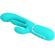 Pretty Love - Shania Triple Rabbit Multifunction Vibrator 3 In 1 Blue