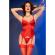 Chilirose - Cr 4845 Corset and Stockings Red