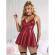 Subblime - 955397 Dress With Burgundy Leather Straps S/M