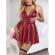 Subblime - 955397 Dress With Burgundy Leather Straps S/M