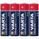 Varta - Max Power Alkaline Aa LR6 Retractable BATTERY*4