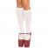 Leg Avenue Nylon Knee Highs White