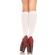 Leg Avenue Nylon Knee Highs White