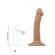 Strap On Me Silicone Dual Density Bendable Dildo Small Caramel