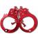 Fetish Fantasy Series Anonized Cuffs Red