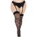 Leg Avenue Wild Rose Net Thigh Highs UK 14 to 18