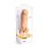 Seven Creations Classic Silicone Flesh Vibrator with Clit Stim