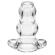 Perfect Fit Double Tunnel Plug L Large - Clear