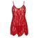 Leg Avenue Rose Lace Flair Chemise Red UK 14 to 18