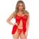 Leg Avenue Romantic Babydoll and G-String Red UK 6 to 12