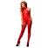 Leg Avenue Seamless Halter Body Stocking Red UK 8 to 14