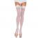 Leg Avenue White High Stockings Plus Size