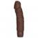 Stud Silicone Woody Flesh Brown Vibrator