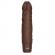 Stud Silicone Woody Flesh Brown Vibrator