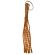 Pain Medieval Braided 15 Inch Italian Leather Whip