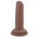 Me You Us Uncut Ultra Cock 6 Inch Dildo Flesh Brown