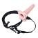 Erection Assistant Hollow Vibrating Strap-On 6 inch Flesh Pink