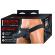 Erection Assistant Hollow Vibrating Strap-On 6 inch Black