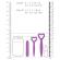 Ouch Silicone Vaginal Dilator Set Purple