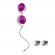 Ovo L1 Silicone Love Balls Waterproof White And Light Violet