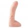 Basix 10 Inch Fat Boy Brown Dildo