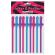 Lovetoy Pack Of 9 Willy Straws Blue Pink And Purple