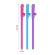 Lovetoy Pack Of 9 Willy Straws Blue Pink And Purple