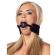 Black Padded Mouth Gag With Breathable Ball