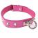 Rouge Garments Pink Studded O-Ring Studded Collar