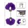 Ultra Fluffy Furry Cuffs Purple