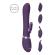 Vive Etsu Interchangeable Rabbit Vibrator Purple