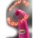 Blow Me Light Up Pocket Fan Pink