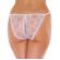 Lace White Crotchless Tanga